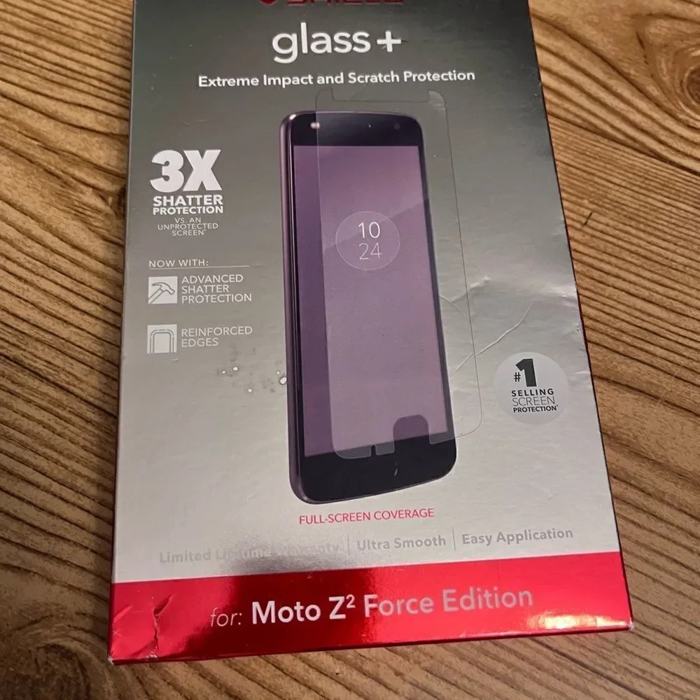 NWT Sealed Moto Z Screen Protectors Force Edition Invisible Shield